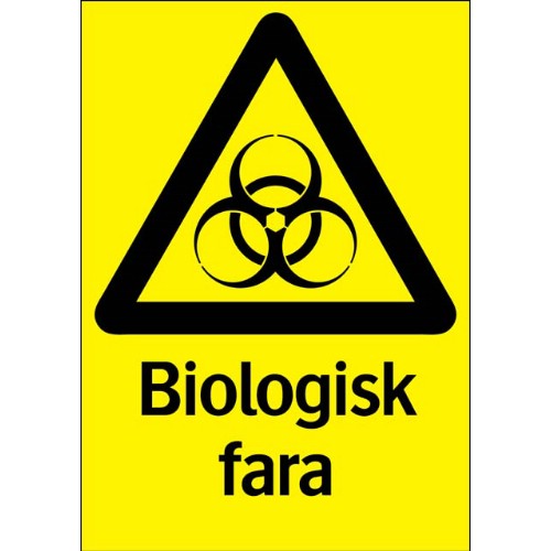 Skylt biologisk fara