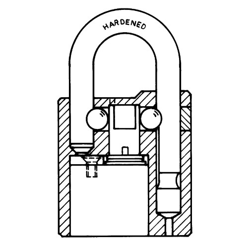 Hänglås ANCHOR Klass 4