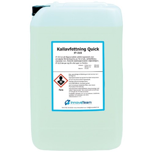 Kallavfettningsmedel INNOVATEAM Quick