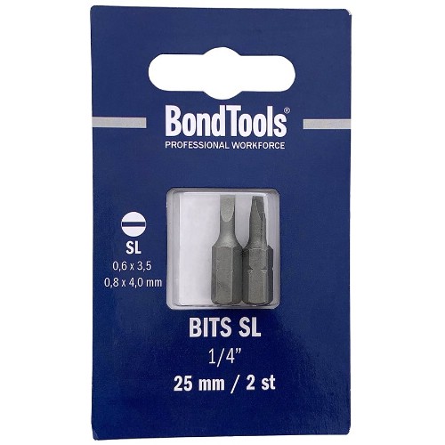 Bits 1/4" Spår BONDTOOLS 25 mm