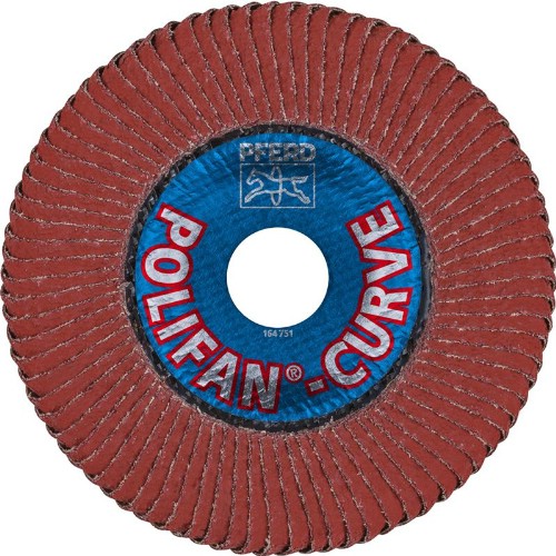 Lamellrondell PFERD PFR A SGP CURVE ALU rundad