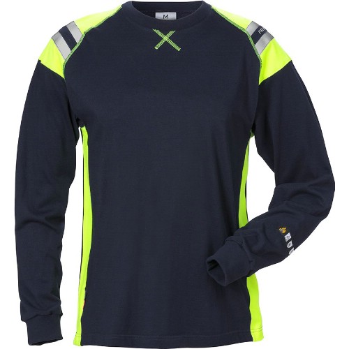T-shirt FRISTADS 7098 TFLH Lång ärm Flamestat Dam