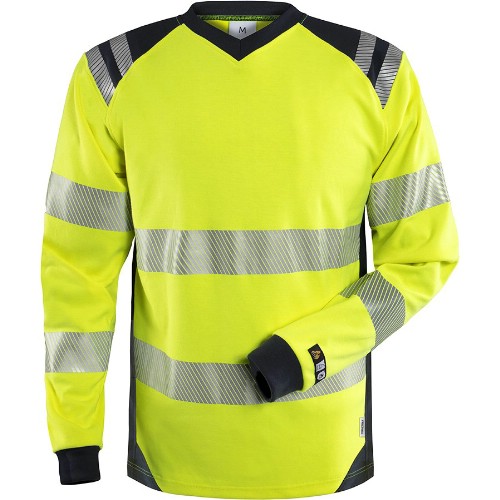 T-shirt FRISTADS 7359 TFL Lång ärm Flamestat