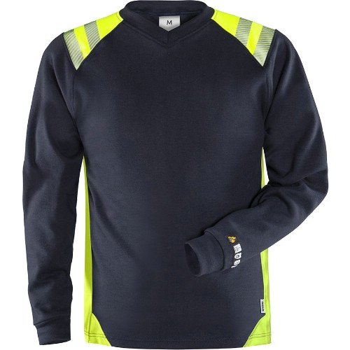 T-shirt FRISTADS 7360 TFL Lång ärm Flamestat
