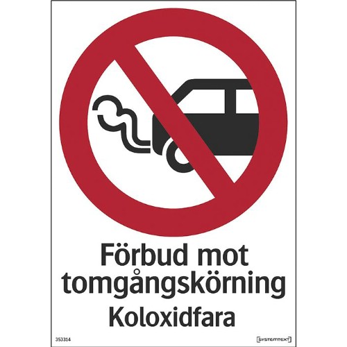 Skylt koloxidfara