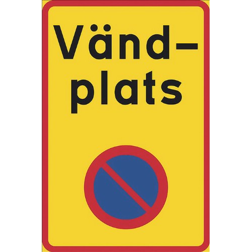 Vägmärke vändplats