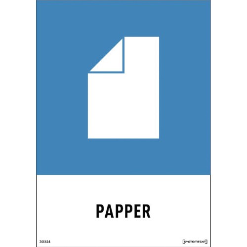 Skylt papper
