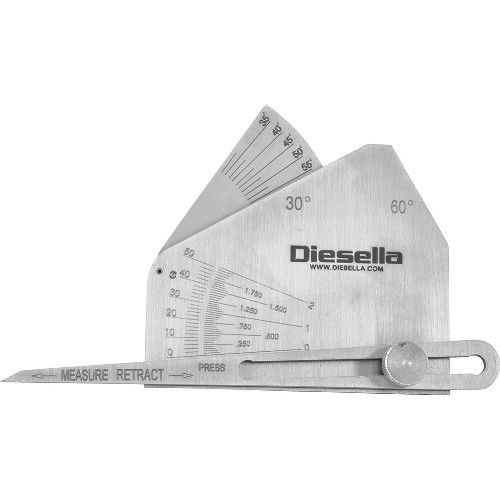 Svetsmått WLDPRO Modell E2 Skew-T Fillet