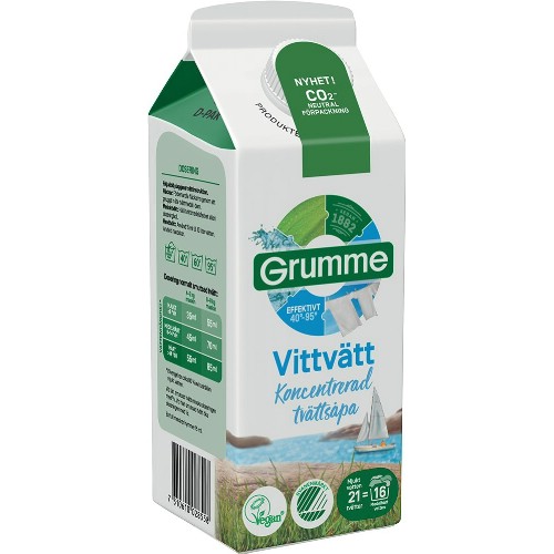 Tvättmedel GRUMME Vittvätt