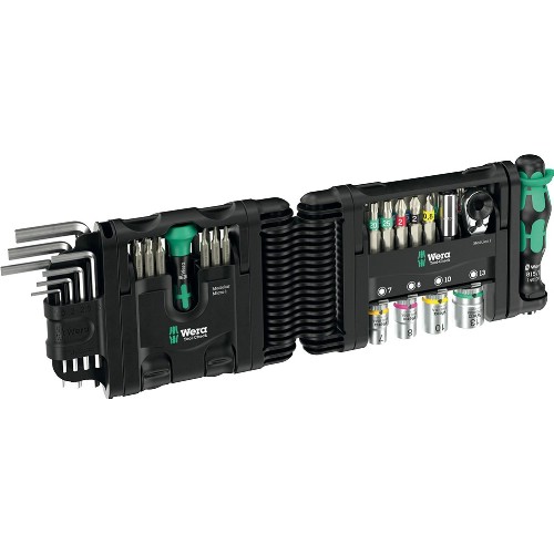 Bits- och hylsnyckelsats 1/4" WERA Tool-Check Modular sats 1